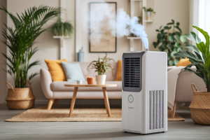 dehumidificateur-salon-douillet-plantes