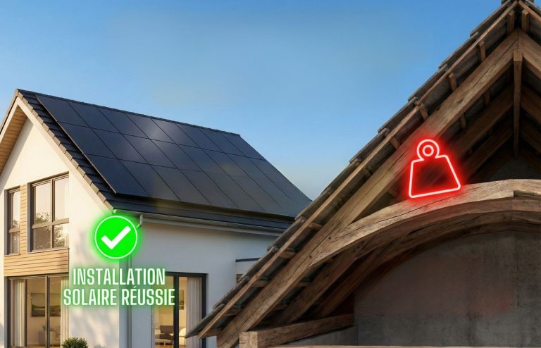 Poids des panneaux solaires : calcul de charge et impact sur la charpente