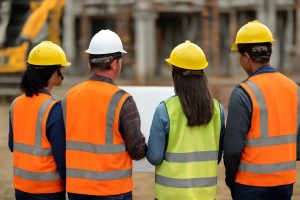 groupe-professionnels-construction-casques-chantiers