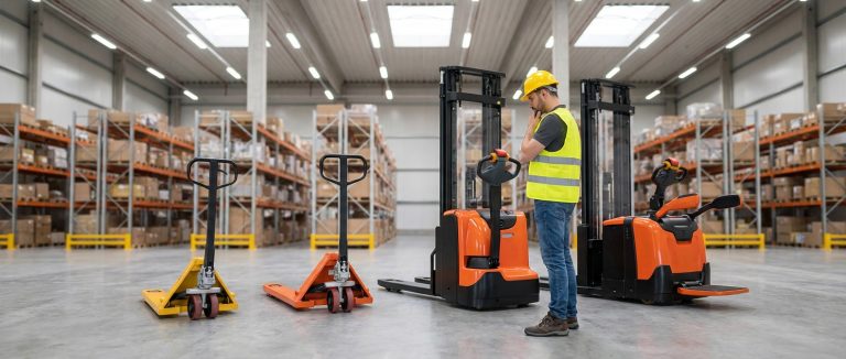Comment choisir un transpalette adapté aux besoins d’un entrepôt ou d’une usine ?