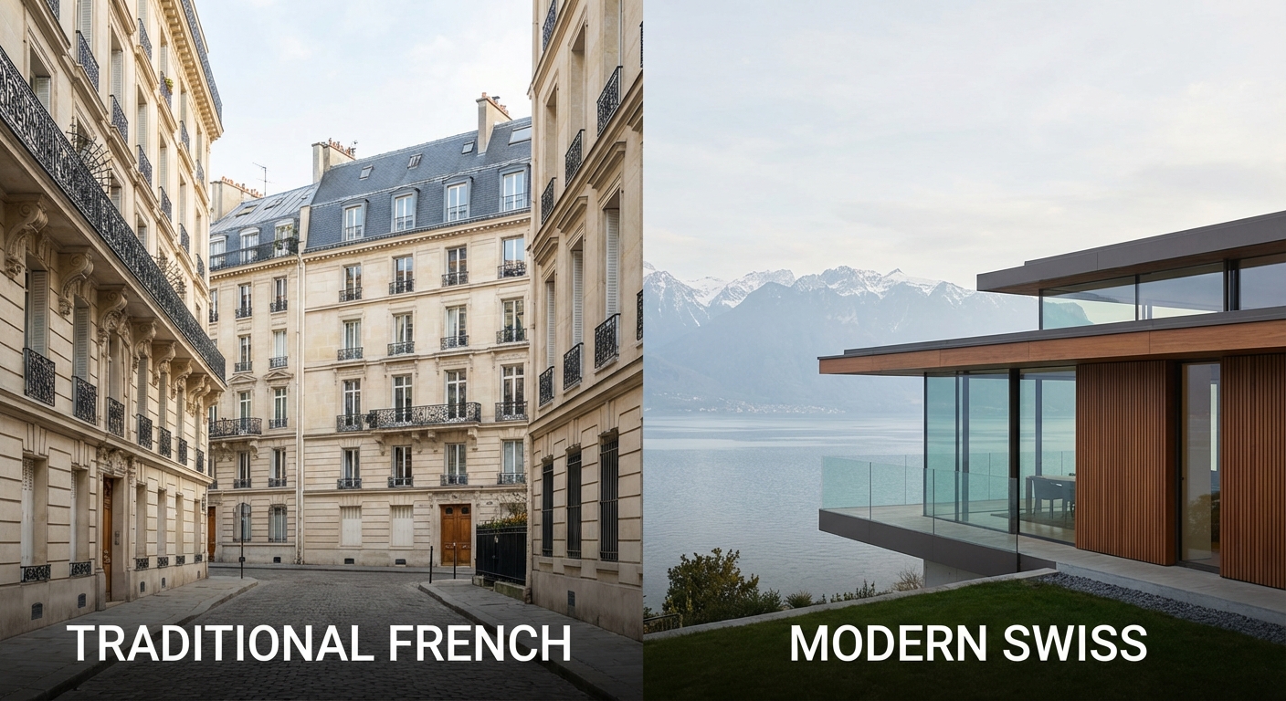 Habitat en France et en Suisse : quelles différences dans les attentes et les modes de vie ?