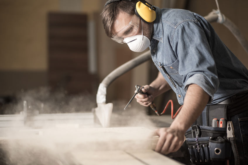 Poussières de bois protection équipements