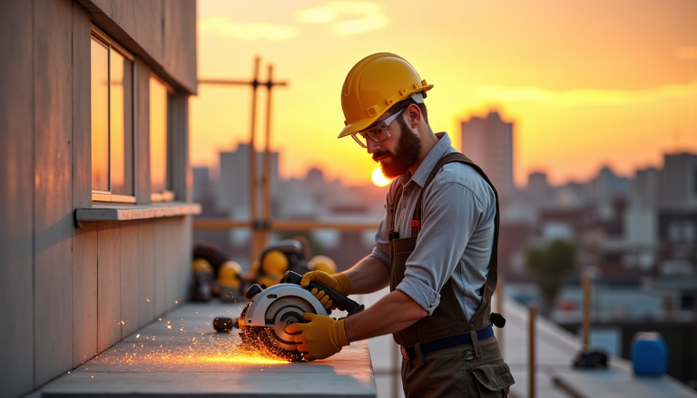 Découpe de bandeaux de rive et bardage : travaillez en hauteur avec la stabilité d&rsquo;un atelier