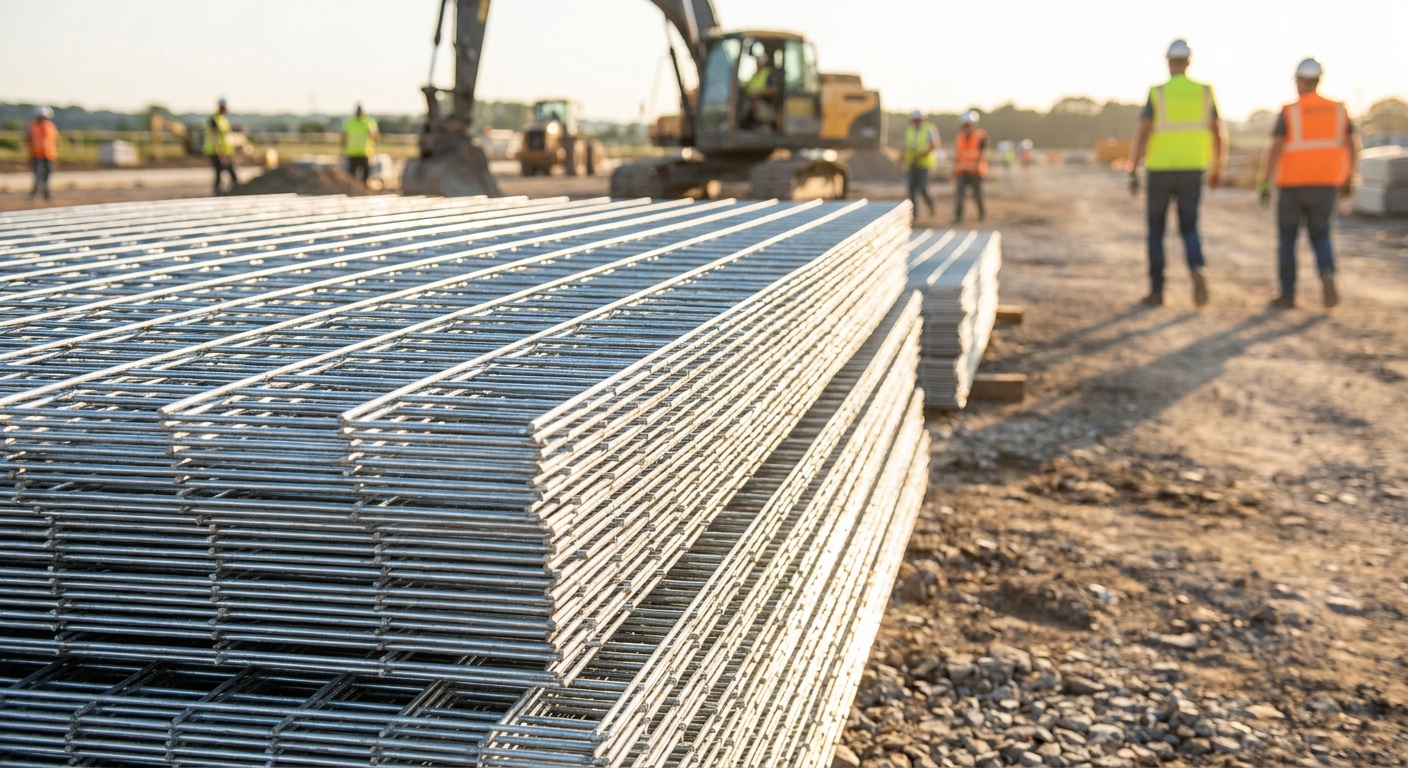Panneau grillage soudé galvanisé : usages et critères de choix sur chantier
