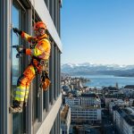 Entretien, nettoyage et réparation en hauteur : les missions des cordistes en Suisse