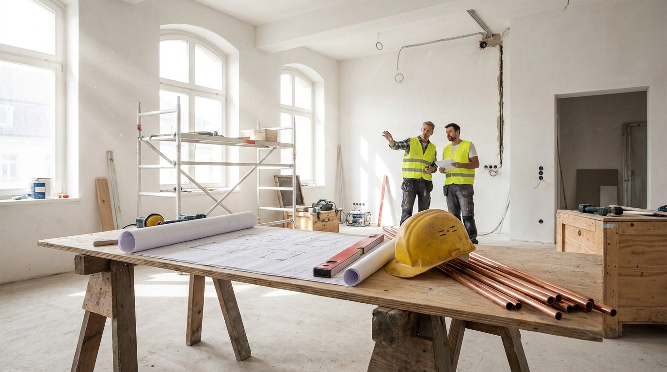 Rénovation complète : quels corps de métier faut-il prévoir ?