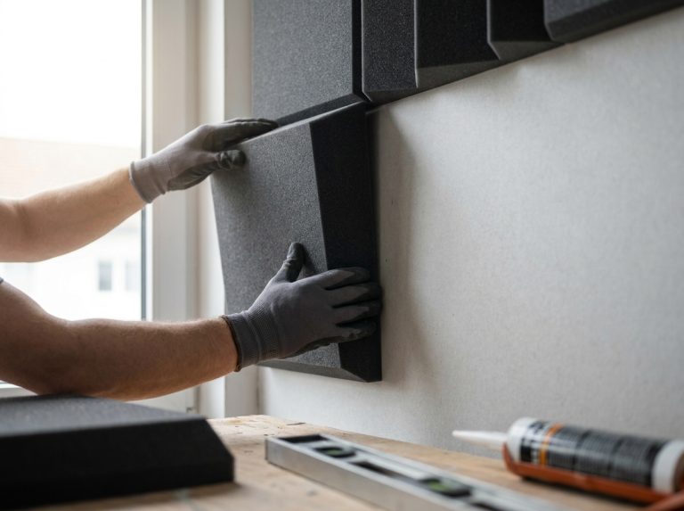 Mousse acoustique alvéolaire : comment bien la choisir et la poser sur votre chantier ?