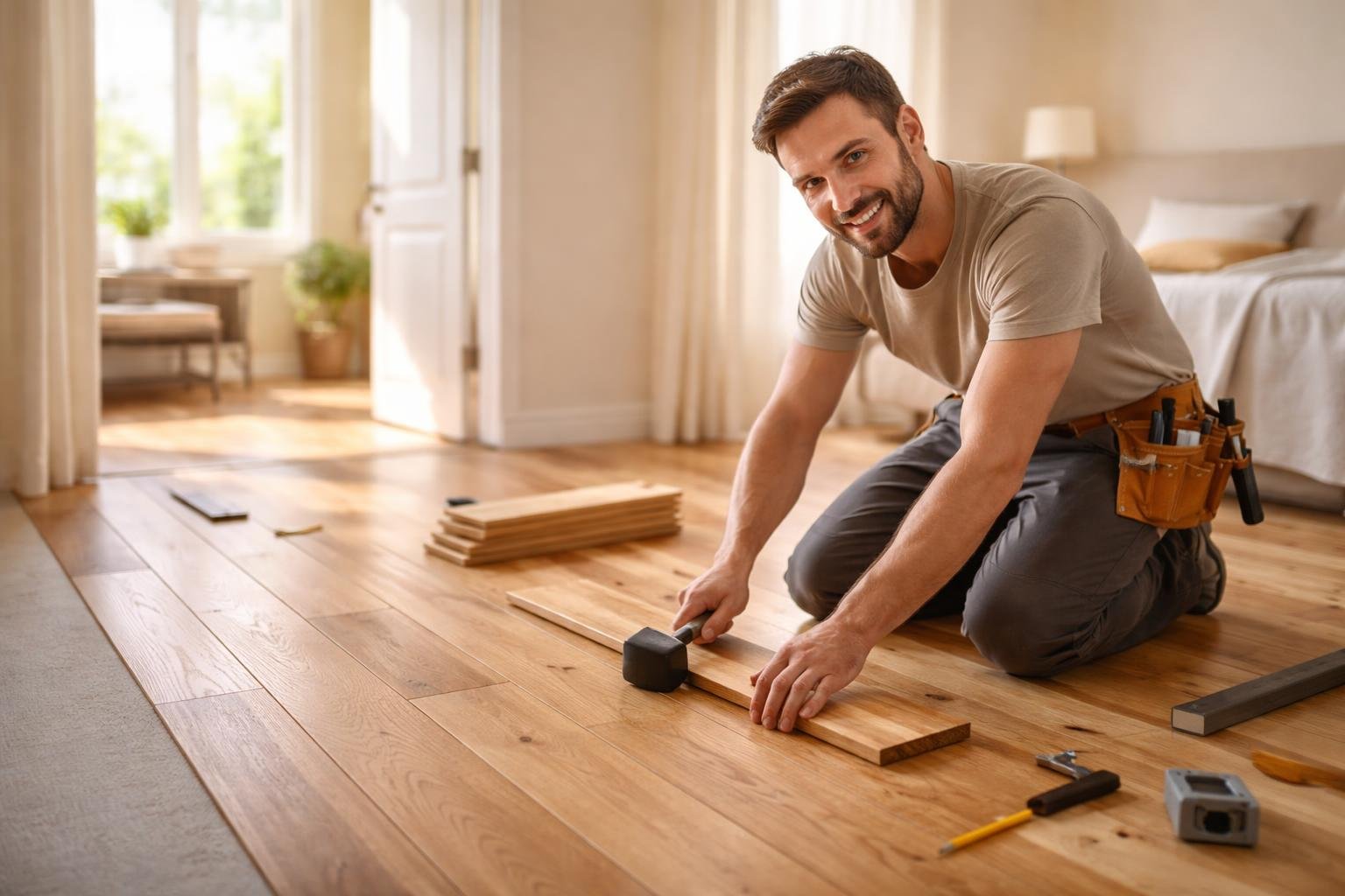 Sens Pose Parquet Chambre : Vers la Fenêtre ou la Porte ?