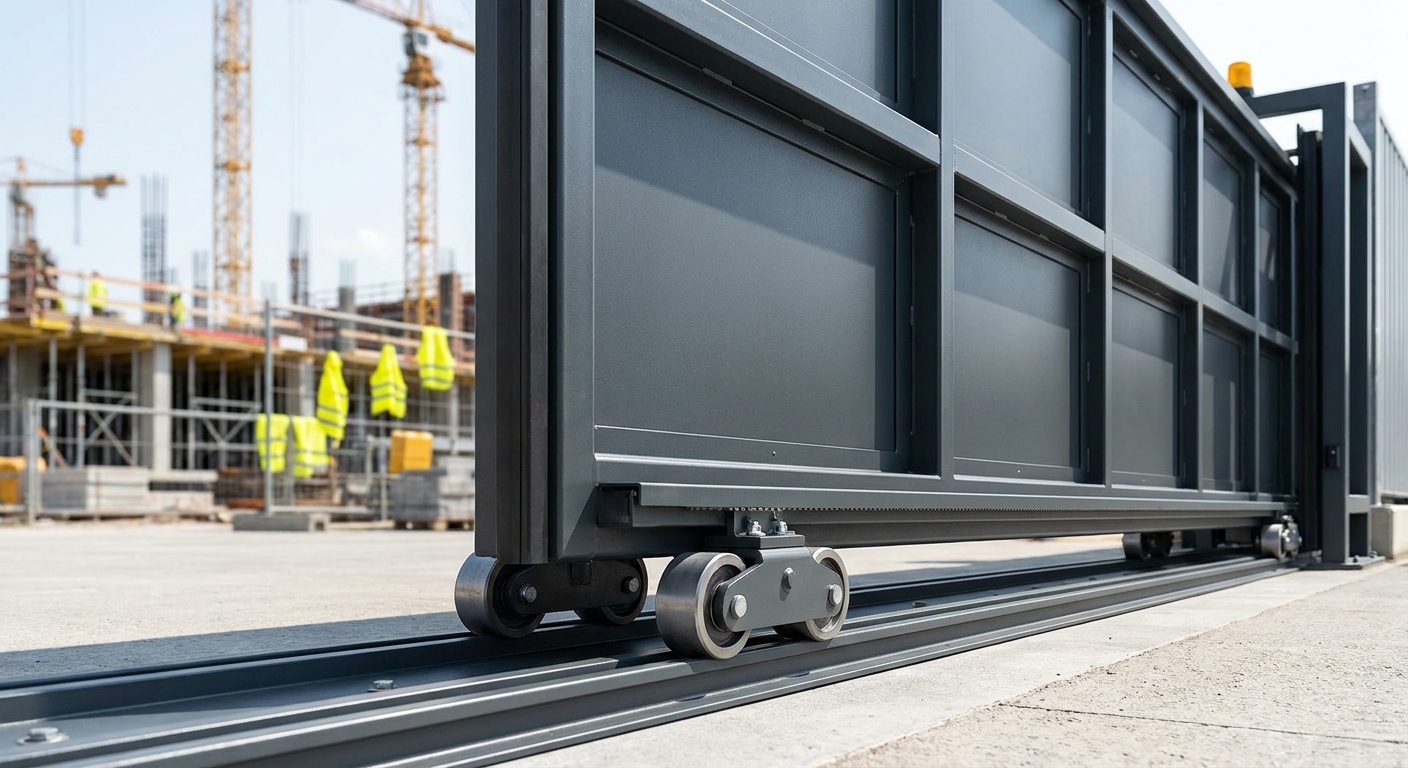 Kit portail coulissant pour chantier et événement avec TMF Location