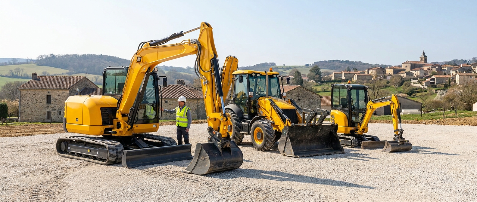 Location d&rsquo;engins de chantier en France : guide pratique pour bien choisir