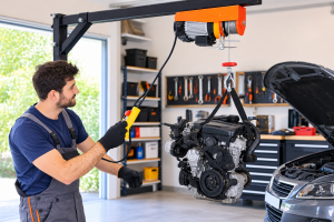 Comment créer un espace de levage sûr dans un atelier automobile à domicile ?